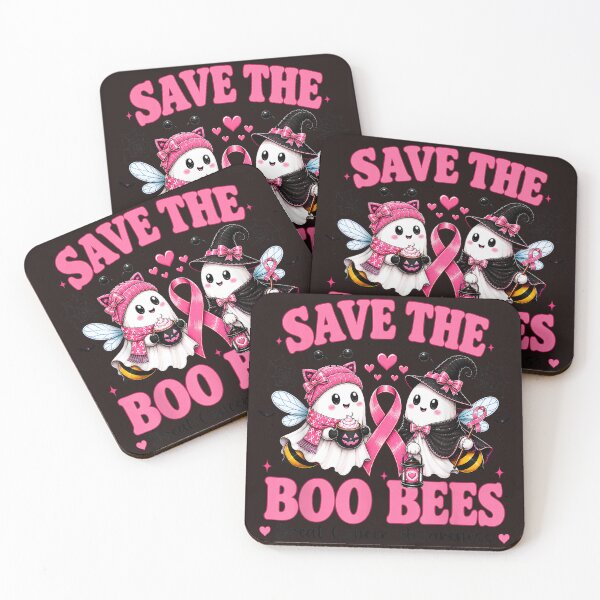 Item preview, Save The Boo Bees Breast Cancer Awareness Halloween Pink Ribbon designed and sold by mari-kayden.