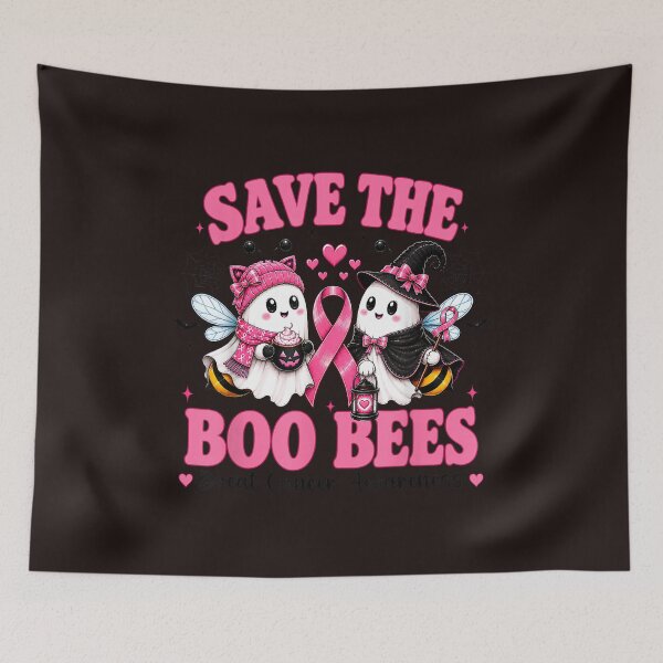 Item preview, Save The Boo Bees Breast Cancer Awareness Halloween Pink Ribbon designed and sold by mari-kayden.