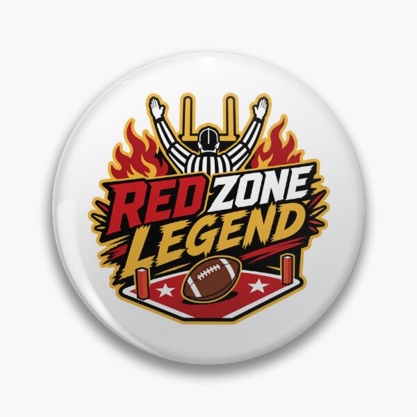 Item preview, Red Zone Sticker designed and sold by RedRubyBubble.