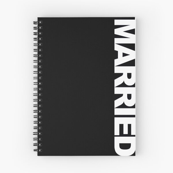 Item preview, MARRIED — White Minimal Bold Type Statement designed and sold by WORDPAUSE.