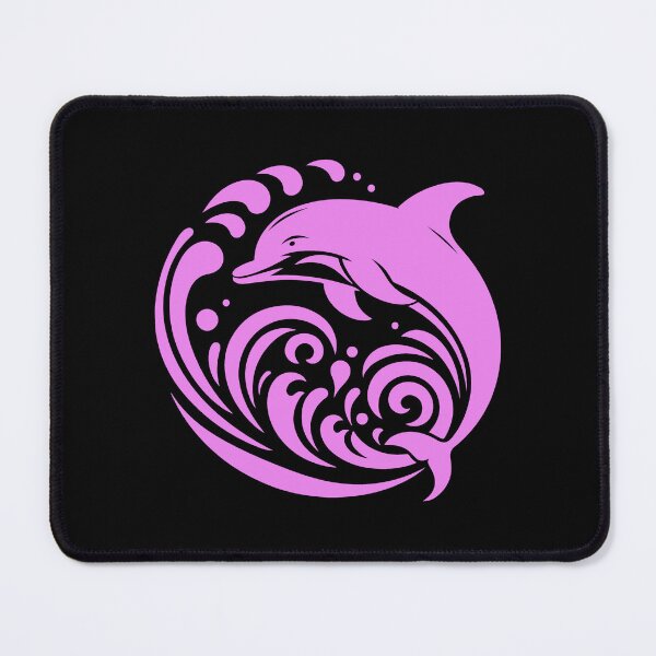 Item preview, Violet Tribal Dolphin Wave Design designed and sold by pattern-archive.