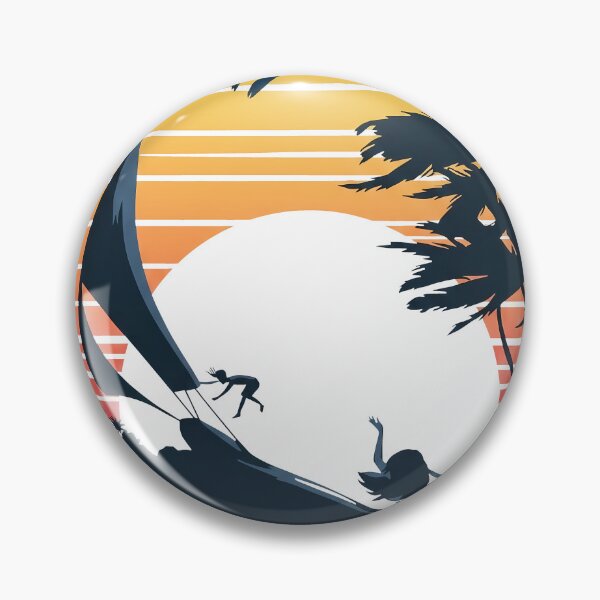 Item preview, Retro Leonida Travel Poster WindSurf designed and sold by Fictional Ink Society.
