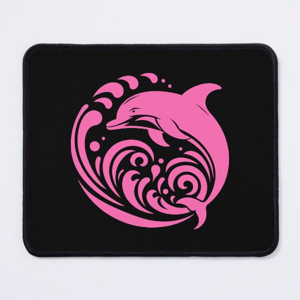 Item preview, Pink Tribal Dolphin Wave Design designed and sold by pattern-archive.