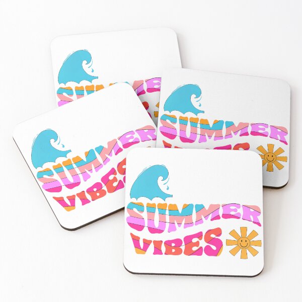 Item preview, 'Summer Vibes' Summertime Affirmation With Sunshine And Wave designed and sold by DEC02.