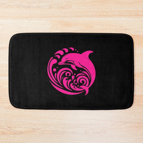 Item preview, Hot Pink Tribal Dolphin Wave Design designed and sold by pattern-archive.