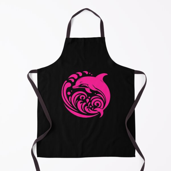 Item preview, Hot Pink Tribal Dolphin Wave Design designed and sold by pattern-archive.