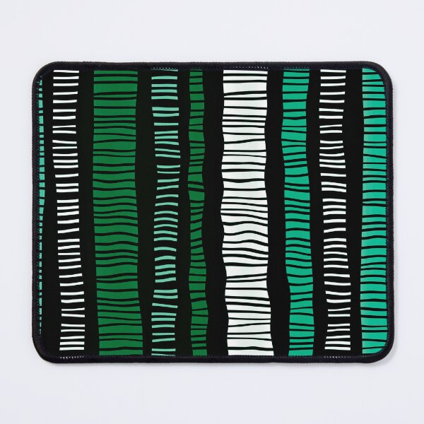 Item preview, Tropical Green Abstract Modern Line Designs Wavy Pattern designed and sold by DEC02.