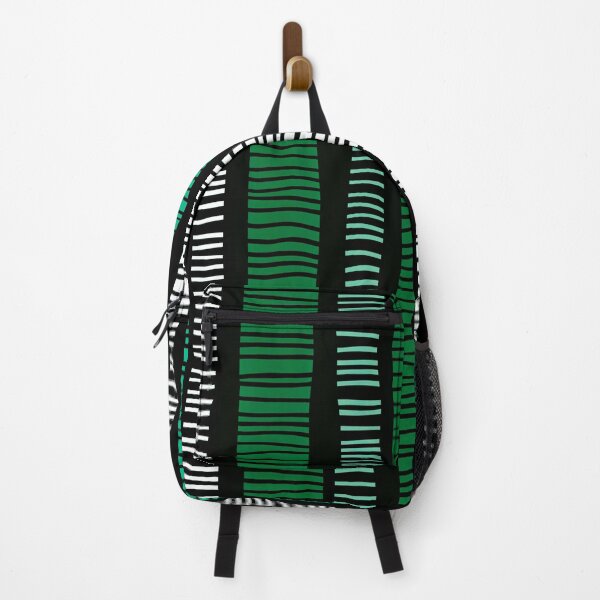 Item preview, Tropical Green Abstract Modern Line Designs Wavy Pattern designed and sold by DEC02.