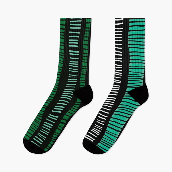 Item preview, Tropical Green Abstract Modern Line Designs Wavy Pattern designed and sold by DEC02.