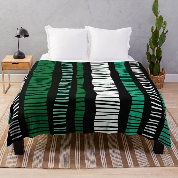 Item preview, Tropical Green Abstract Modern Line Designs Wavy Pattern designed and sold by DEC02.