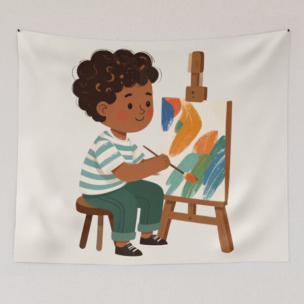 Item preview, Cute Little Artist designed and sold by yara.lahdo.