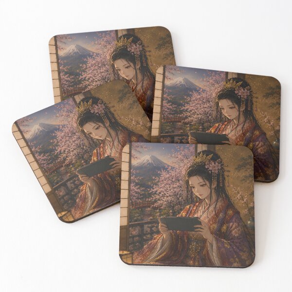Item preview, Gaming Samurai Princess – Japanese Warrior Woman designed and sold by MirokuStudio.