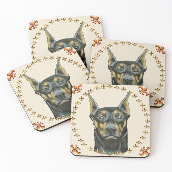 Item preview, Fleur De Lis Doberman designed and sold by artmuvz.