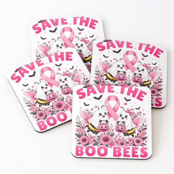 Item preview, Save The Boo Bees Breast Cancer Awareness Halloween Pink Ribbon designed and sold by mari-kayden.