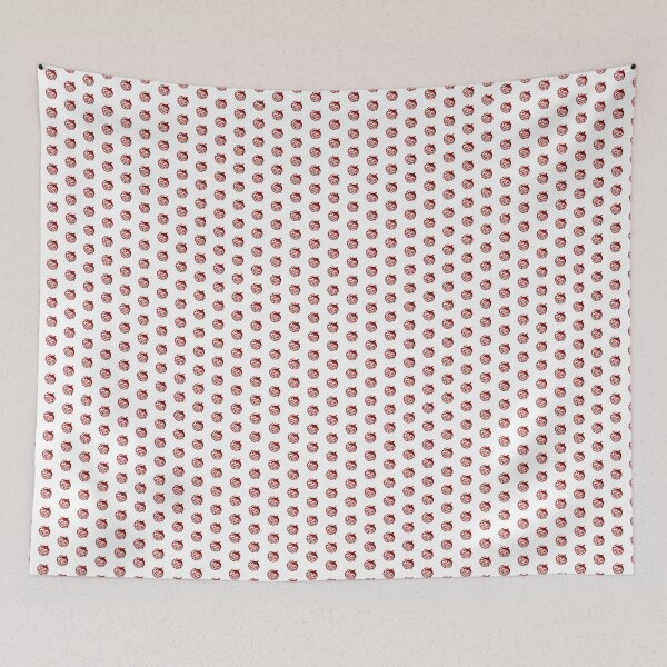 Item preview, Dark Red Tribal Dolphin Wave Design designed and sold by pattern-archive.