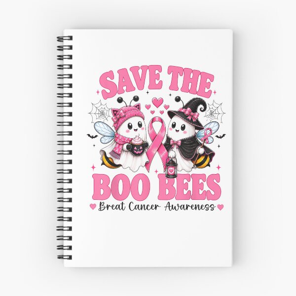 Item preview, Save The Boo Bees Breast Cancer Halloween Pink Ribbon Ghost designed and sold by mari-kayden.