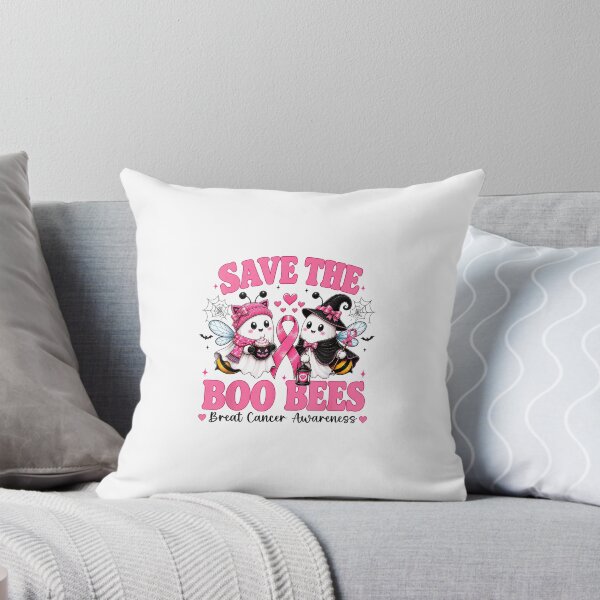 Item preview, Save The Boo Bees Breast Cancer Halloween Pink Ribbon Ghost designed and sold by mari-kayden.