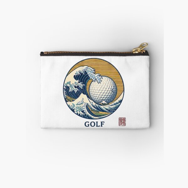 Item preview, The Great Wave Golf - Japanese Ukiyo-e Wave and Golf Ball Vintage Art designed and sold by SakuraJapanArt.