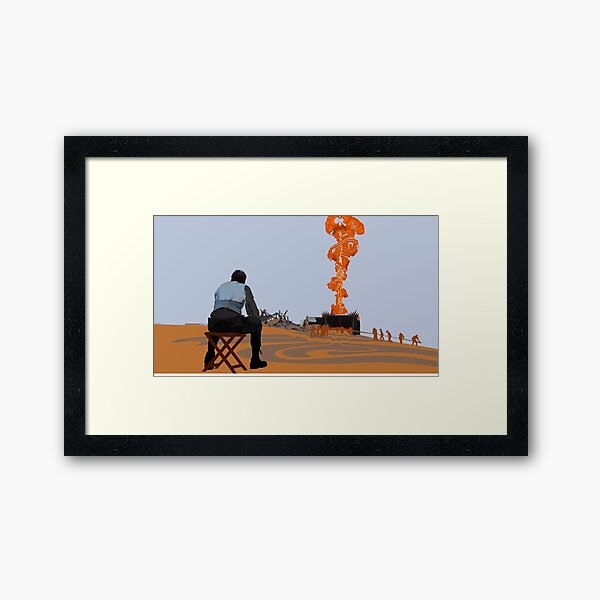 There Will Be Blood (Illustration) Framed Art Print