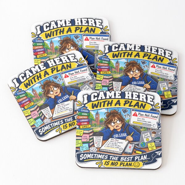 Item preview, I Came Here With a Plan – Plan Not Found Funny College Humor designed and sold by sketchicos.