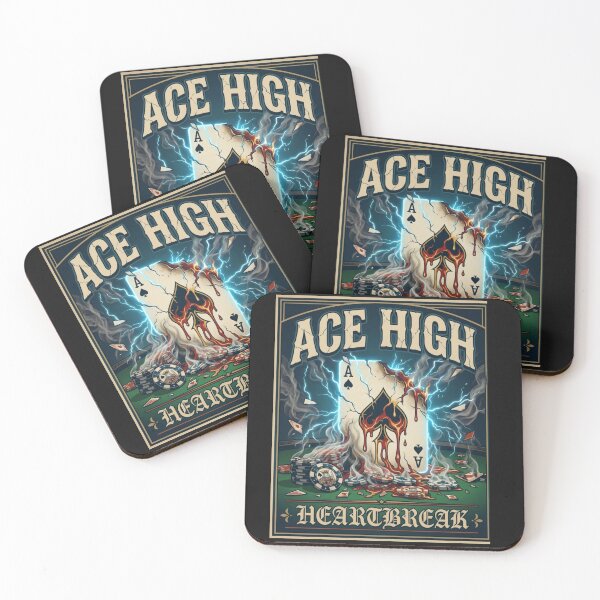 Item preview, Ace High Heartbreak - Flaming Ace of Spades Poker Card designed and sold by ScenicRoute66.