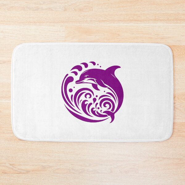 Item preview, Purple Tribal Dolphin Wave Design designed and sold by pattern-archive.