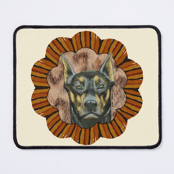 Item preview, Retro Flower Doberman designed and sold by artmuvz.