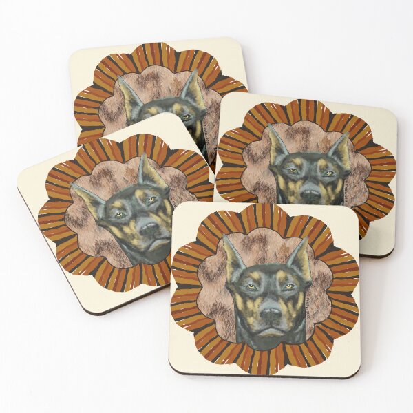 Item preview, Retro Flower Doberman designed and sold by artmuvz.