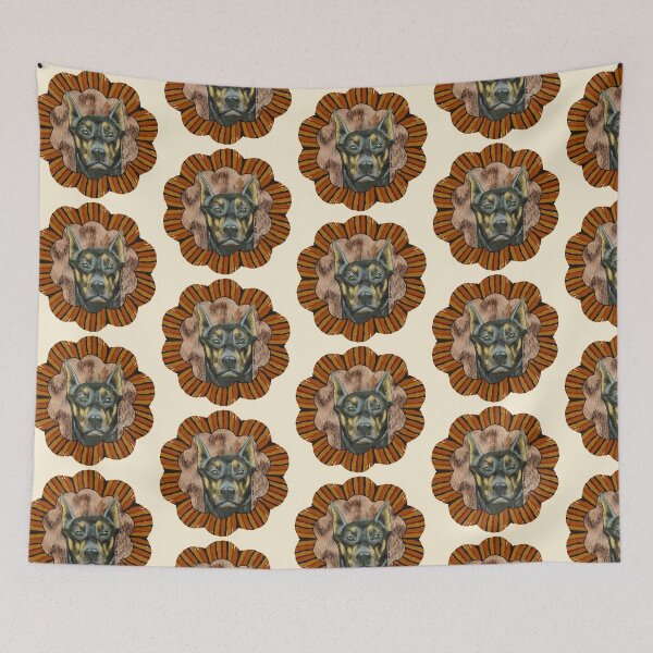 Item preview, Retro Flower Doberman designed and sold by artmuvz.