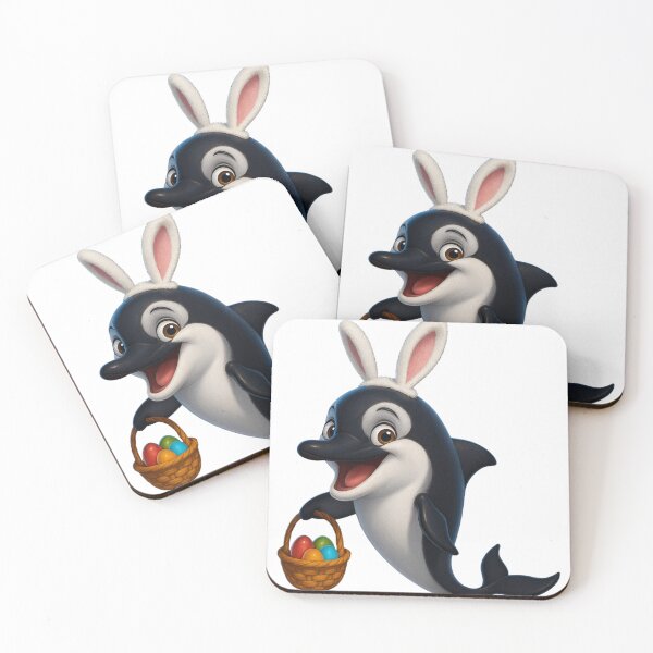 Item preview, Dusky Dolphin Easter Bunny designed and sold by Sillytoe.