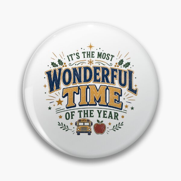 Item preview, Most Wonderful Time of Year Back to School Funny Parent Shirt Gift designed and sold by RedRubyBubble.