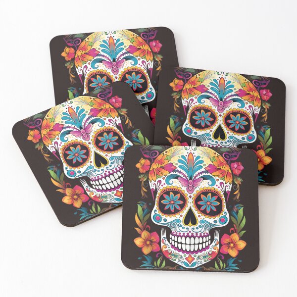 Item preview, Dia De Los Muertos Sugar Skull Floral Calavera Halloween designed and sold by mari-kayden.