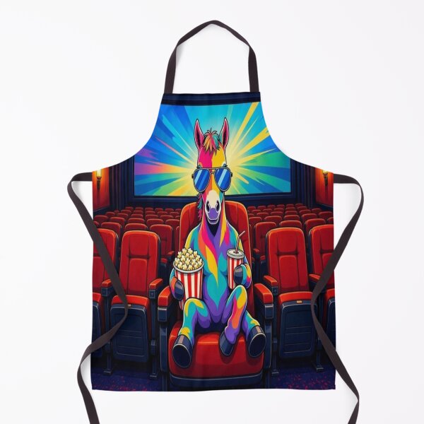 Item preview, Tugy the Rainbow Horse Watching Movie at Cinema designed and sold by Breezes-of-Ida.