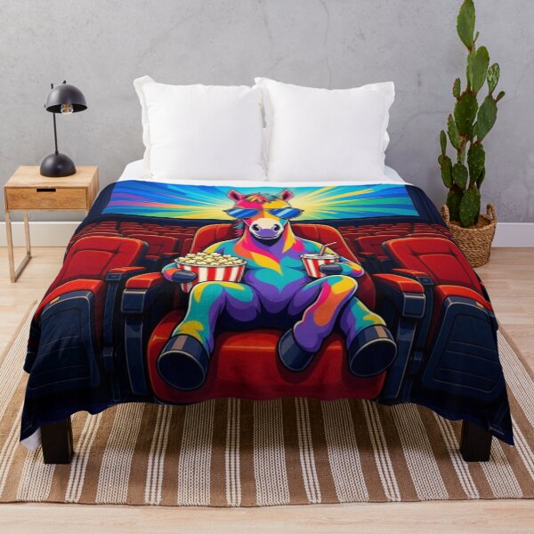 Item preview, Tugy the Rainbow Horse Watching Movie at Cinema designed and sold by Breezes-of-Ida.