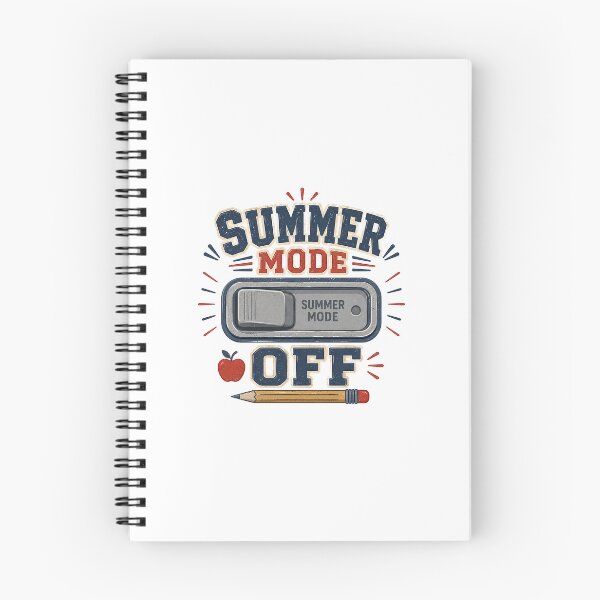 Item preview, Summer Mode Off Funny Teacher Shirt Back to School Teacher Gift designed and sold by RedRubyBubble.