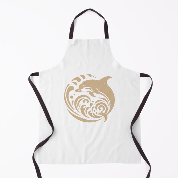 Item preview, Tan Tribal Dolphin Wave Design designed and sold by pattern-archive.