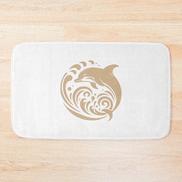 Item preview, Tan Tribal Dolphin Wave Design designed and sold by pattern-archive.