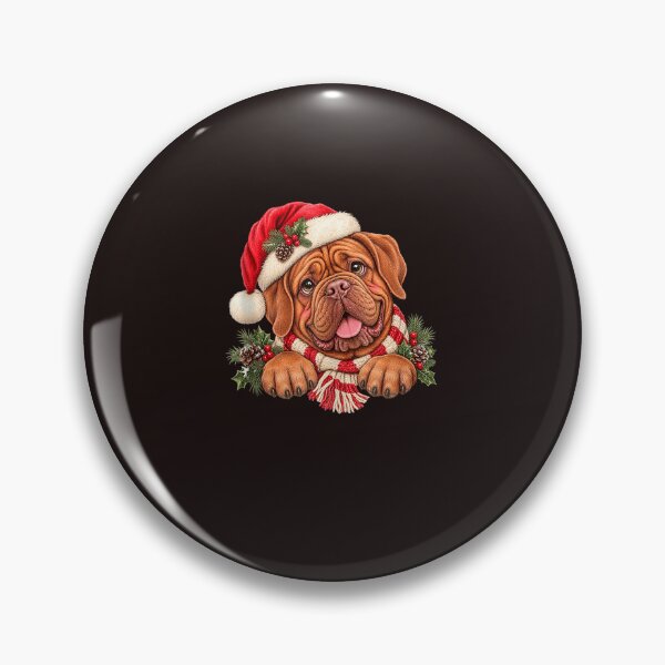 Item preview, Dogue De Bordeaux Christmas Santa Hat Dog Lover Holiday designed and sold by mari-kayden.