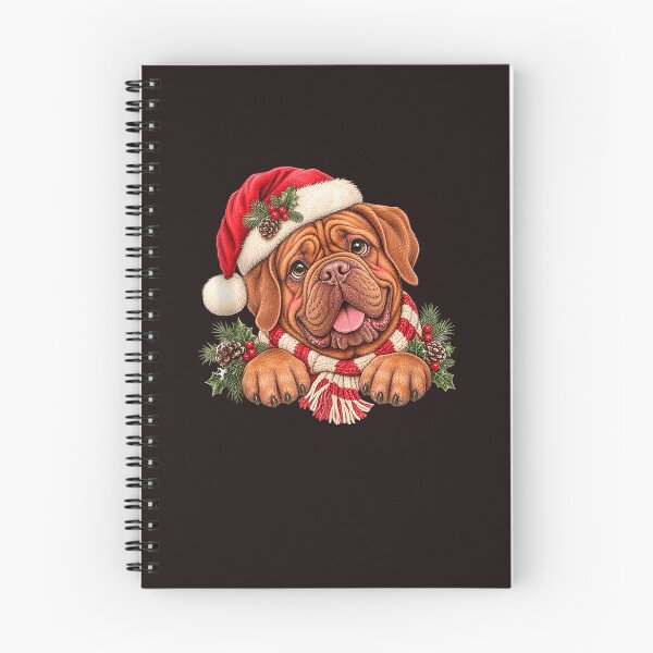Item preview, Dogue De Bordeaux Christmas Santa Hat Dog Lover Holiday designed and sold by mari-kayden.