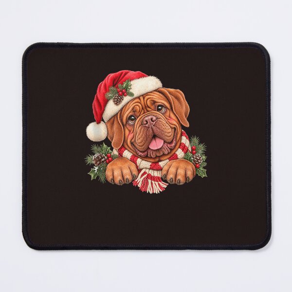 Item preview, Dogue De Bordeaux Christmas Santa Hat Dog Lover Holiday designed and sold by mari-kayden.