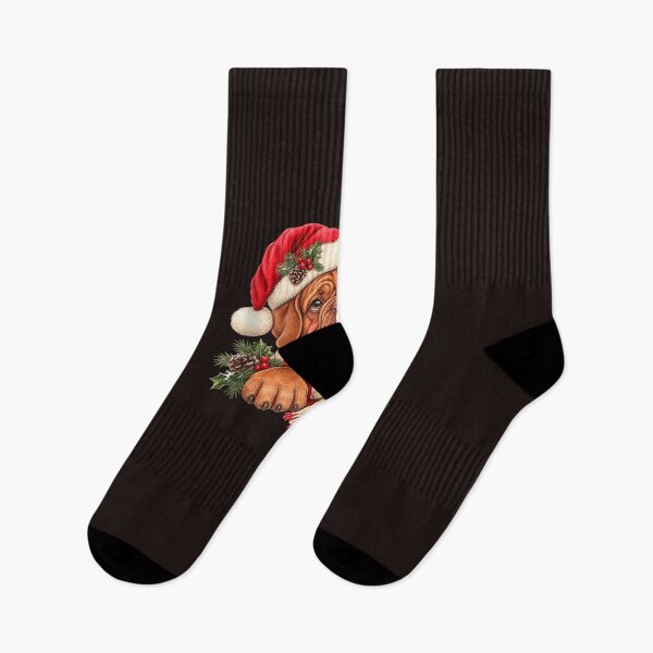 Item preview, Dogue De Bordeaux Christmas Santa Hat Dog Lover Holiday designed and sold by mari-kayden.