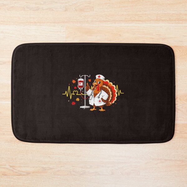 Item preview, Turkey Nurse Heartbeat Thanksgiving Nursing RN ICU ER designed and sold by mari-kayden.