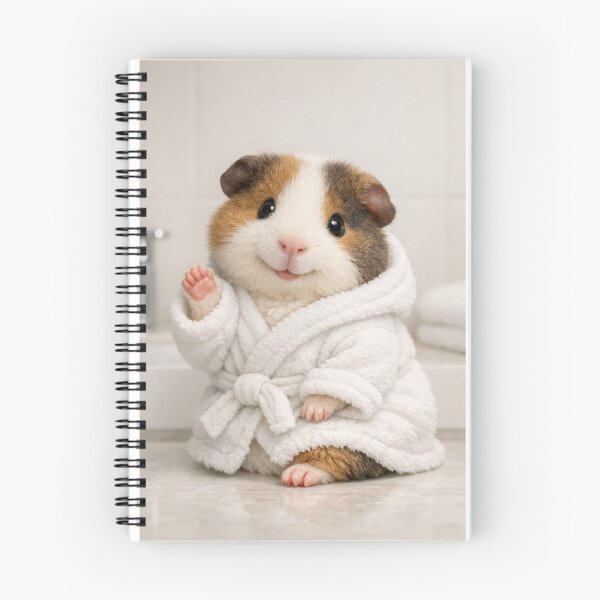 Item preview, Teddy Guinea Pig Wearing a Bathrobe designed and sold by Sillytoe.
