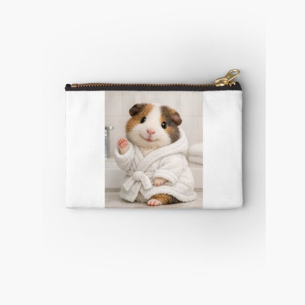 Item preview, Teddy Guinea Pig Wearing a Bathrobe designed and sold by Sillytoe.