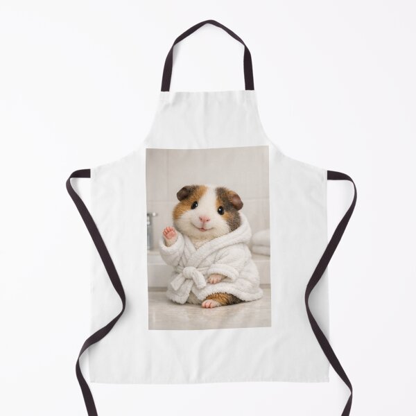 Item preview, Teddy Guinea Pig Wearing a Bathrobe designed and sold by Sillytoe.