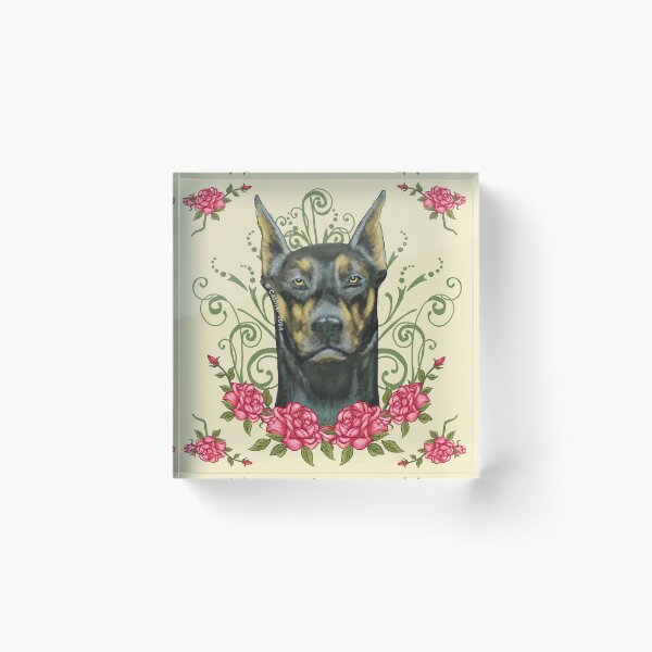 Item preview, Roses Doberman designed and sold by artmuvz.