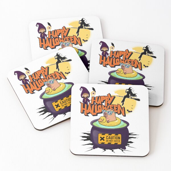 Item preview, Funny Capybara Halloween Shirt Chill Witch Cauldron Spooky Season Gift designed and sold by E20STUDIO.