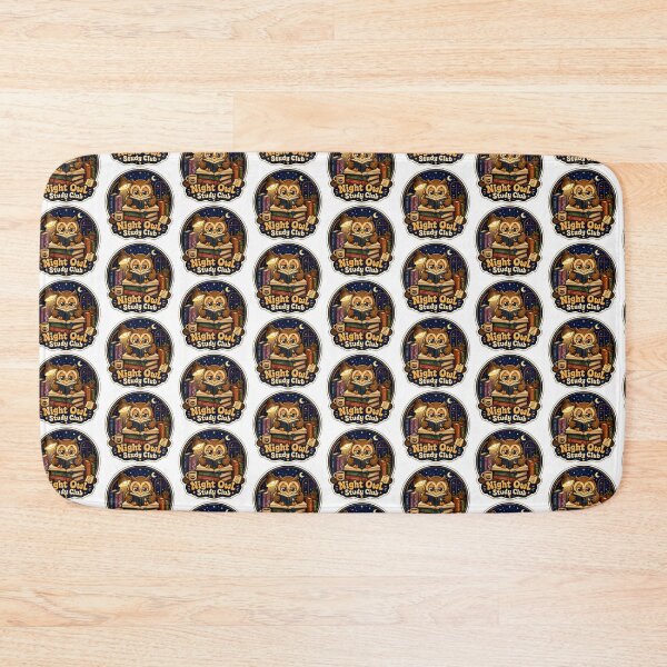 Item preview, Night Owl Study Club Cute Owl Sticker Back to School Student Gift designed and sold by RedRubyBubble.