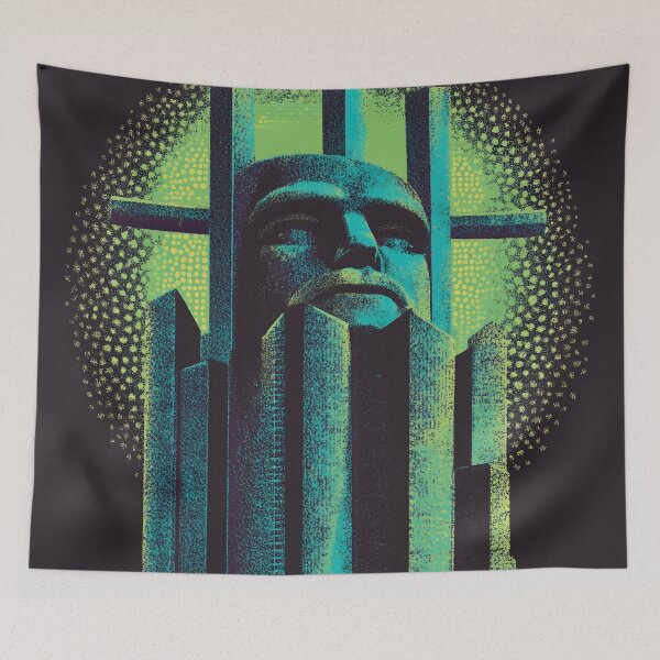 Item preview, Neon Brutalist Metropolis Guardian designed and sold by ClubVacay.
