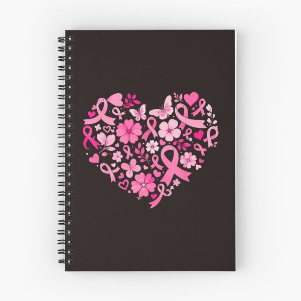 Item preview, Breast Cancer Awareness Pink Ribbon Heart Floral Butterfly designed and sold by mari-kayden.